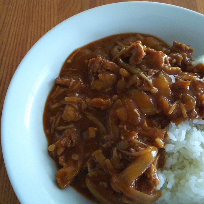 市販のルーで♪豚肉で♪簡単こく旨ハヤシライス♪